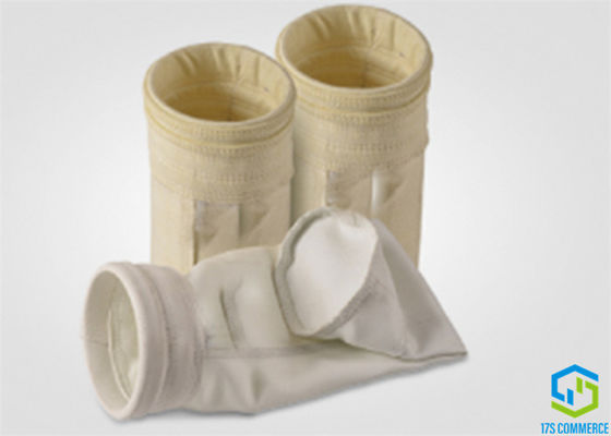 Round Fiberglass Filter Bags Good Dimension Stability