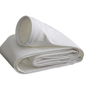Industry Cement Dust Collector Bags 500 - 650gsm Polyester Filter Bags