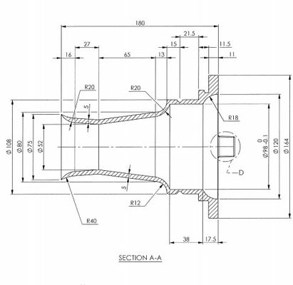 Mikropul Aluminum Venturi 164x75x180mm