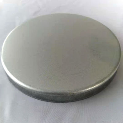 ISO Filter Cage Spare Parts , Galvanized Plate Filter Cage Bottom Cap