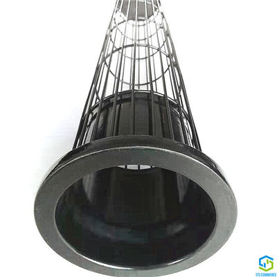 Q235 Wild Steel Dust Collector Filter Cage Silicon Coating