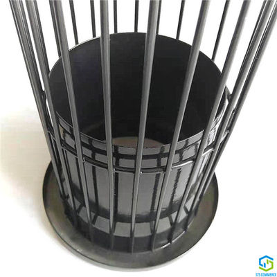 Q235 Wild Steel Dust Collector Filter Cage Silicon Coating