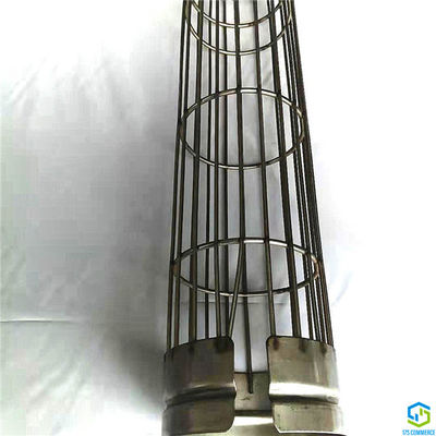 Crimped Bottom Cap 250mm Stainless Steel Filter Cage