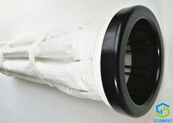 Polyester 120mm Industrial Filter Bags 110mm Star Cage