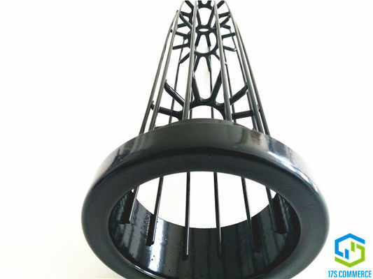 138mm 12 Pleats Baghouse Filter Cages Silicon Coating