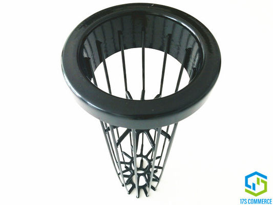 138mm 12 Pleats Baghouse Filter Cages Silicon Coating