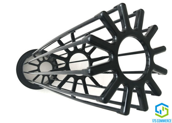 138mm 12 Pleats Baghouse Filter Cages Silicon Coating