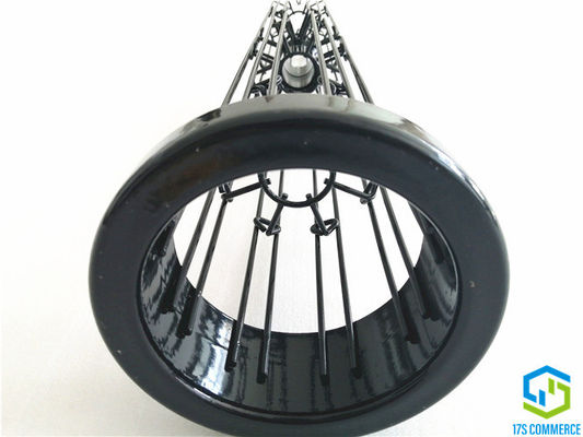 144mm Two Sections 8 Pleat Filter Cage Silicon Coating Mild Steel Bayonet Joint