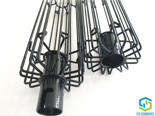144mm Two Sections 8 Pleat Filter Cage Silicon Coating Mild Steel Bayonet Joint
