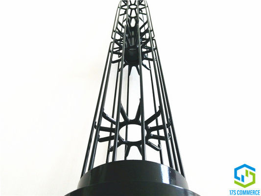 Two Pieces Star Filter Cage Twist Joint Silicon Coating Pleat Cage 110mm Spider Cage Mild Steel Dust Collector Cage
