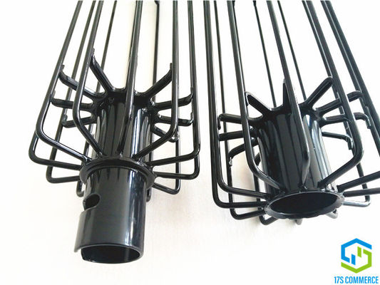 Two Pieces Star Filter Cage Twist Joint Silicon Coating Pleat Cage 110mm Spider Cage Mild Steel Dust Collector Cage