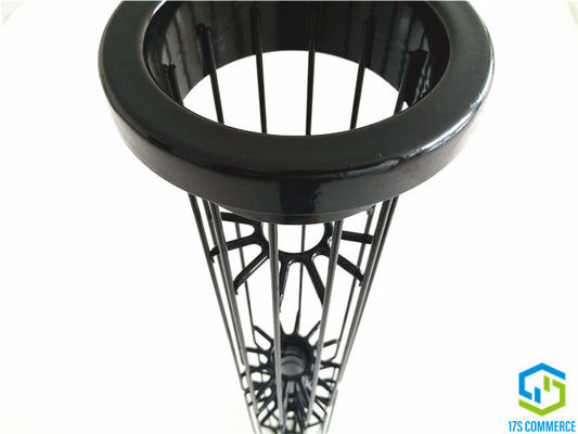 Two Pieces Star Filter Cage Twist Joint Silicon Coating Pleat Cage 110mm Spider Cage Mild Steel Dust Collector Cage