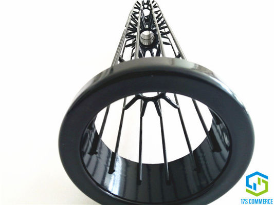 Two Sections Global Joint Star Cage Silicon Coating 12 Pleat Cage 120mm Spider Cage Carbon Steel Bag House Cage
