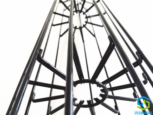 Double Wire Spider Star Cage Silicon Coating Pleat Cage 110mm Spider Cage Mild Steel Dust Collector Cage