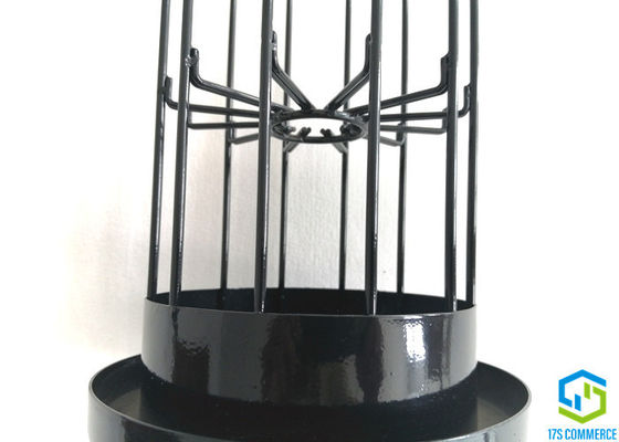 Double Wire Spider Star Cage Silicon Coating Pleat Cage 110mm Spider Cage Mild Steel Dust Collector Cage