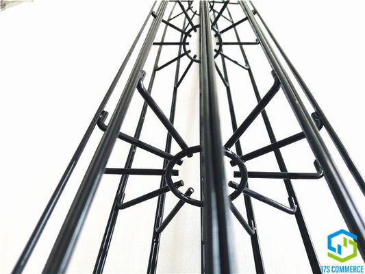 Bonded Vertical Wire12 Ray Star Cage Silicon Coating Pleat Cage 120mm Spider Cage Carbon Steel Bag House Cage