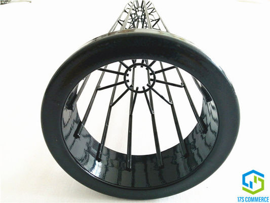 Bonded Vertical Wire12 Ray Star Cage Silicon Coating Pleat Cage 120mm Spider Cage Carbon Steel Bag House Cage