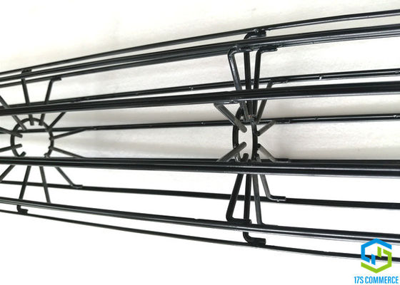 Bonded Vertical Wire12 Ray Star Cage Silicon Coating Pleat Cage 120mm Spider Cage Carbon Steel Bag House Cage