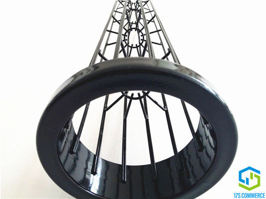 Weld Vertical Wire Star Filter Cage Silicon Coating Pleat Cage 138mm Spider Cage Mild Steel bag house Cage