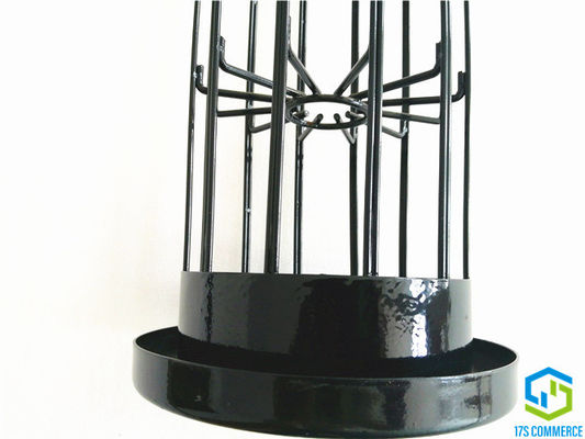 Weld Vertical Wire Star Filter Cage Silicon Coating Pleat Cage 138mm Spider Cage Mild Steel bag house Cage
