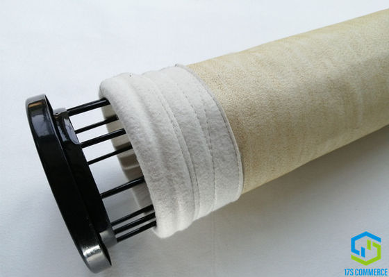 500gsm Aramid Filter Bags And Cages Round Star Filter Bags