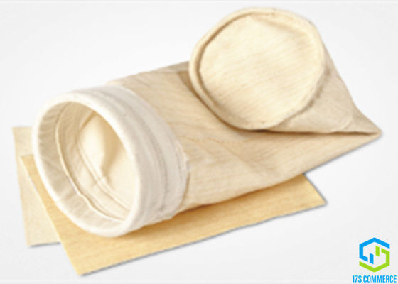 Round 600gsm Aramid Aramid Filter Bags Conventional Baghouse Filter Bag