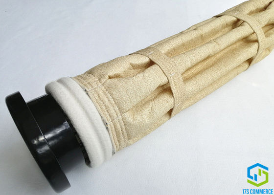 Bead Cuff 160mm Micron Polyester Needle Felt Filter Bags Two Layers Bottom